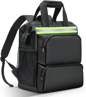 Oxford Cloth Electrician Tool Backpack Multifunctional Large Capacity Shoulder Bag for Appliance Repair and Maintenance