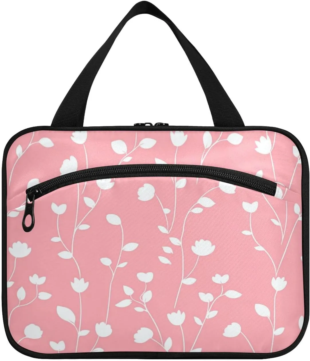 Pastoral Style Palnts hanging makeup bag travel with hook, designer multifunctional make up bags for women must haves traveling bolsas para maquillaje L