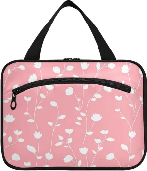 Pastoral Style Palnts hanging makeup bag travel with hook, designer multifunctional make up bags for women must haves traveling bolsas para maquillaje L