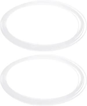 PATIKIL 6mm x 1.6mm x 10 Yards Boning for Sewing, 2 Rolls PP Plastic Boning for Handmade Dolls Hats Handbags Wedding Dresses DIY Making, Transparent