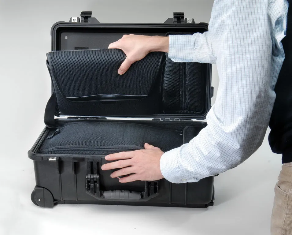 Pelican 1510 Recessed Wheeled Watertight Laptop Foam Case