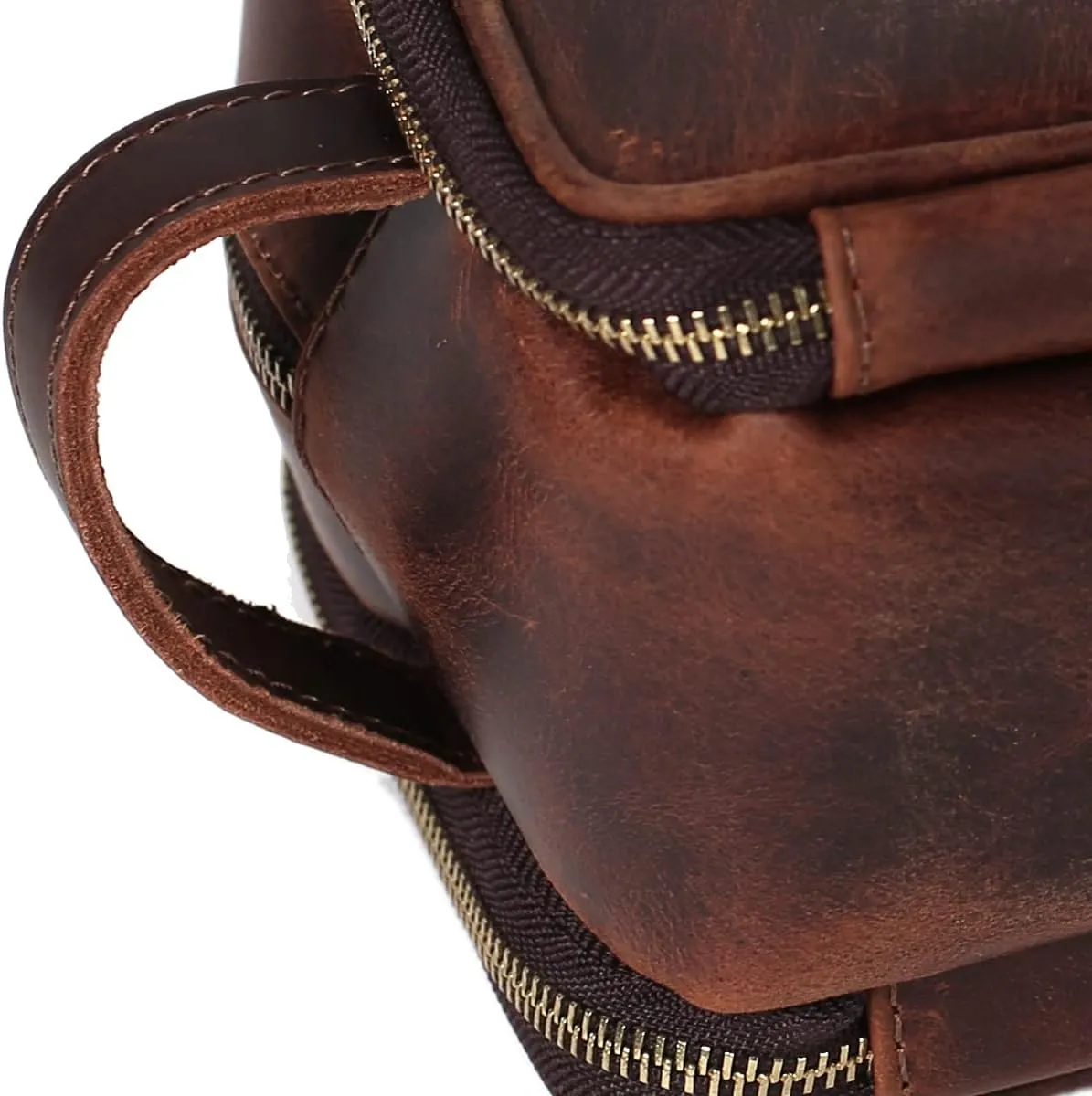 Personalized Leather Toiletry Bag for Men, 1/3/6pcs Wedding Gift Travel Shaving Dopp Kit - Cosmetic Bags Toiletries Bathroom Organizer - Groomsmen Gift(D1pc)