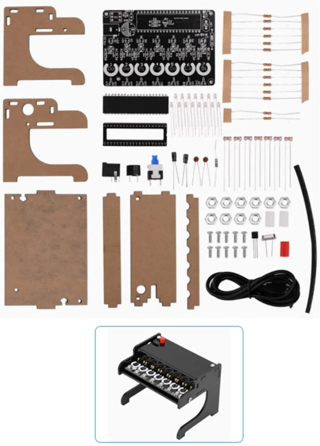 Piano Soldering Project Kits Electronics Learn to Solder Practice Kits Multifunction Learning Circuit Solder Board