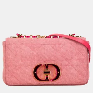 Pink Medium Macrocannage Denim Caro