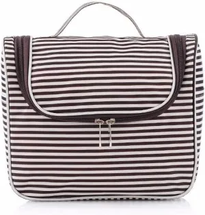 Polyester Travel Cosmetic Bag for Make Up Portable Women Makeup Bag Organizer for Handbag Men Toiletry Kit Zipper Pouch (Color : Black, Size : 1) (D 1)
