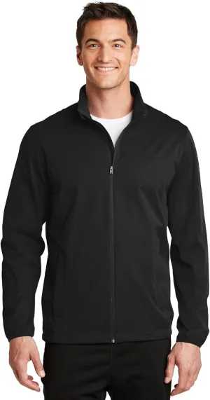 Port Authority Active Soft Shell Jacket. J717, Deep Black, L