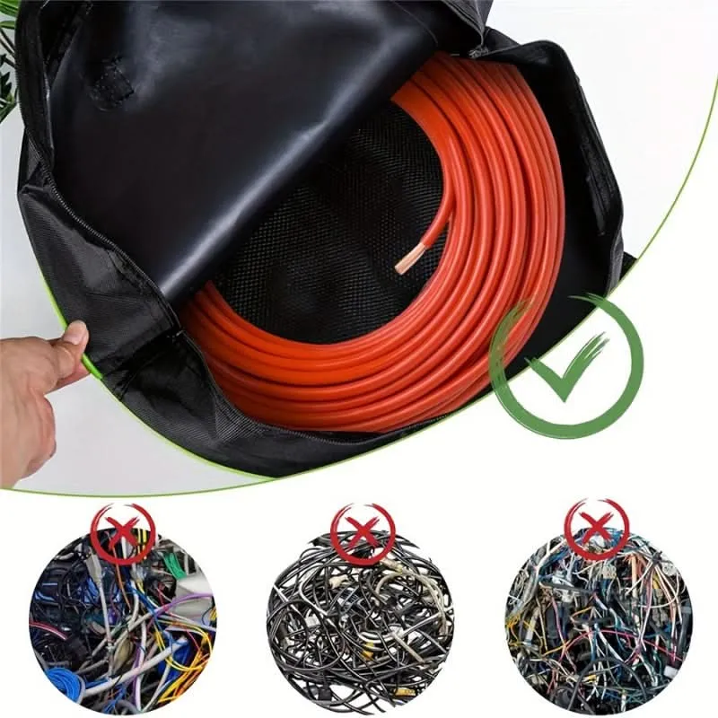 Portable Oxford Round Tool Bag with Zipper