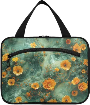 Post-impressionism Moss Marigold hanging personal item travel bag with hook, designer fashion for accessories must haves bolso de para mujer L
