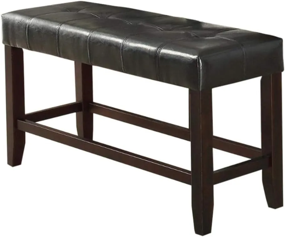 Poundex Wood Based High Bench, Black