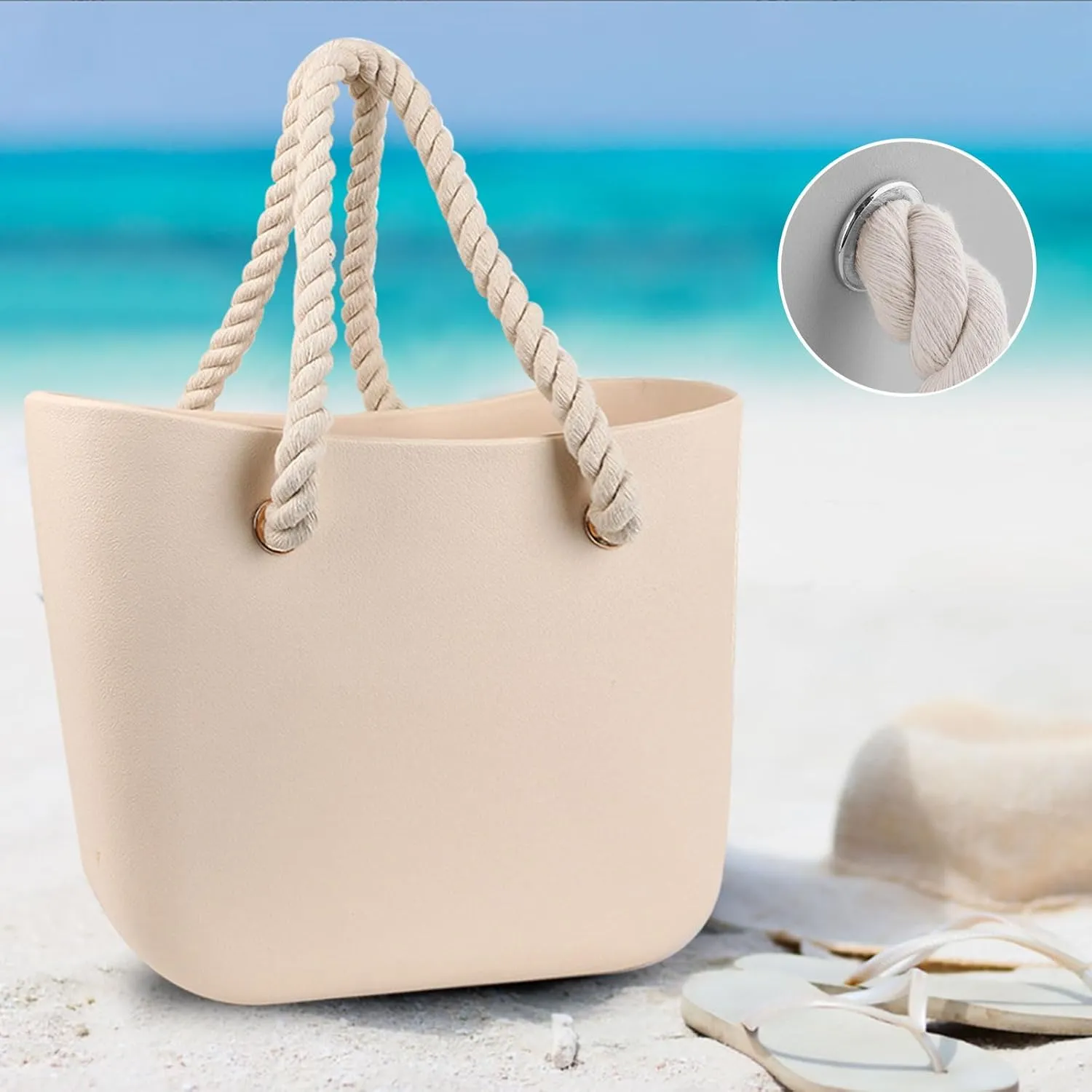 Practical Rope Handle PU Straps Replacement for Obag Canvas Rubber Bag EVA Tote Handbags Repair Classic Purse Accessories