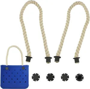 Practical Rope Handle PU Straps Replacement for Obag Canvas Rubber Bag EVA Tote Handbags Repair Classic Purse Accessories