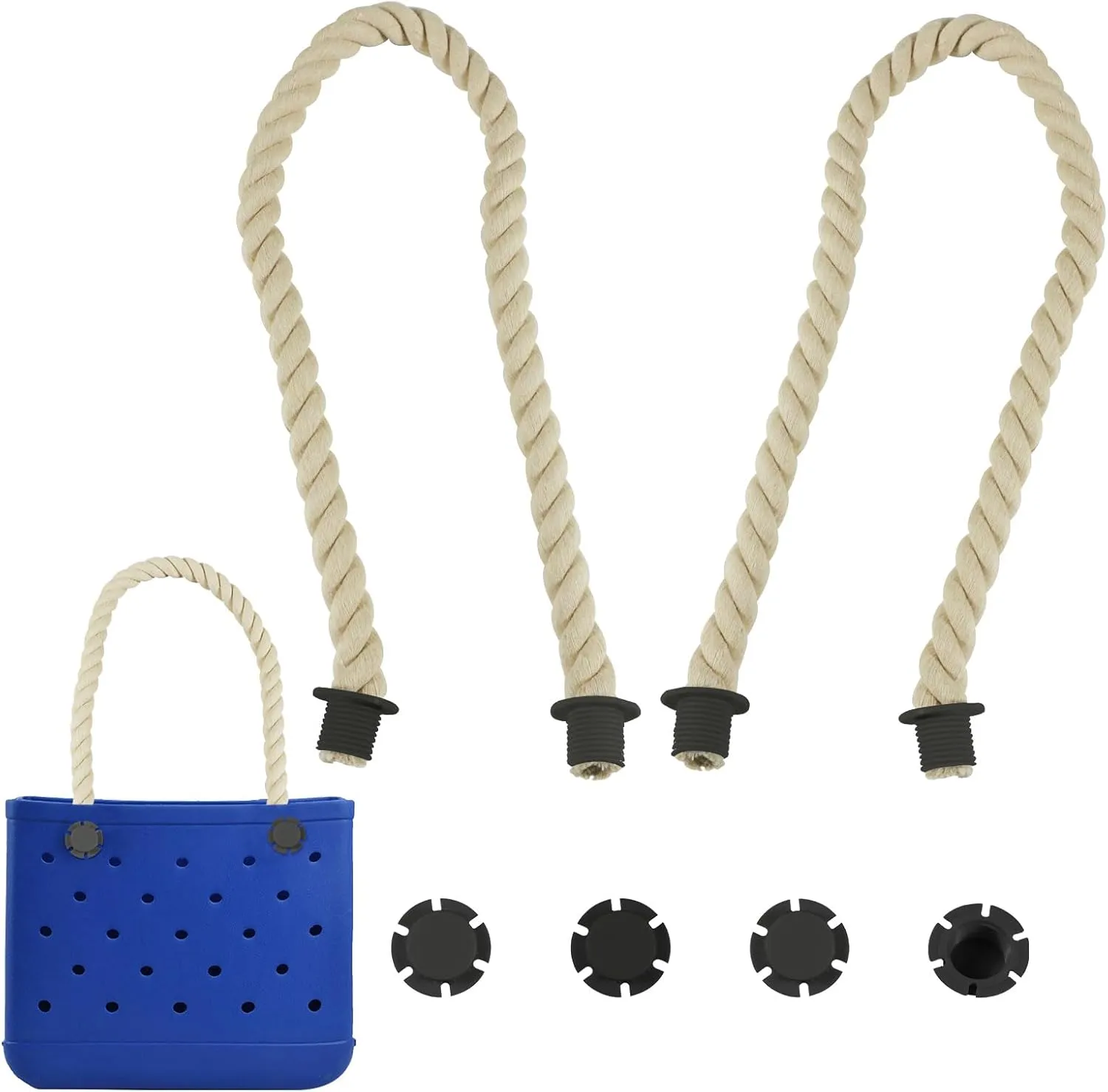 Practical Rope Handle PU Straps Replacement for Obag Canvas Rubber Bag EVA Tote Handbags Repair Classic Purse Accessories