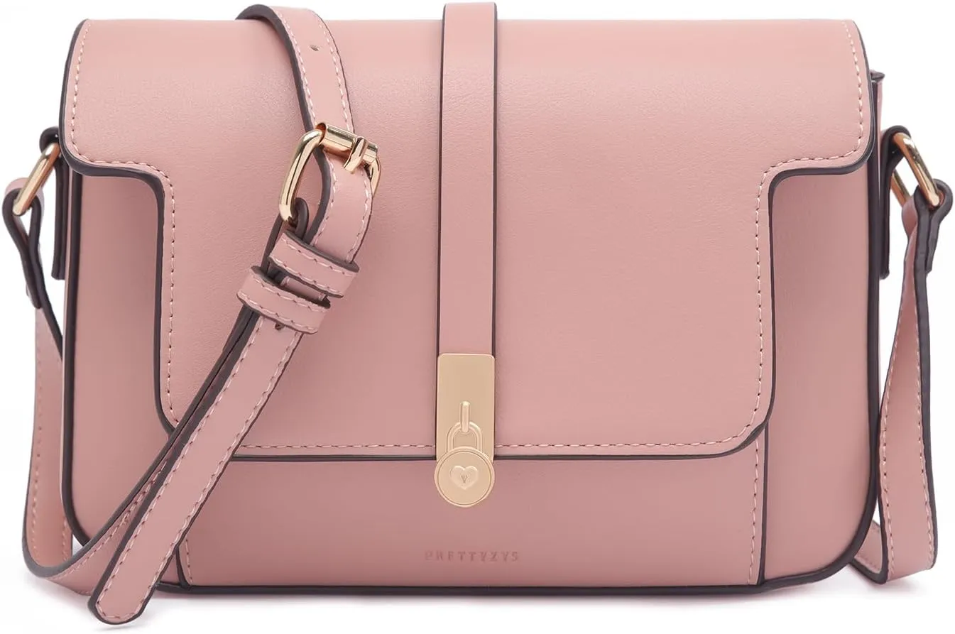 Prettyzys Crossbody Bag for Women，Trendy Small Shoulder Bag Phone Wallet Purse for Women