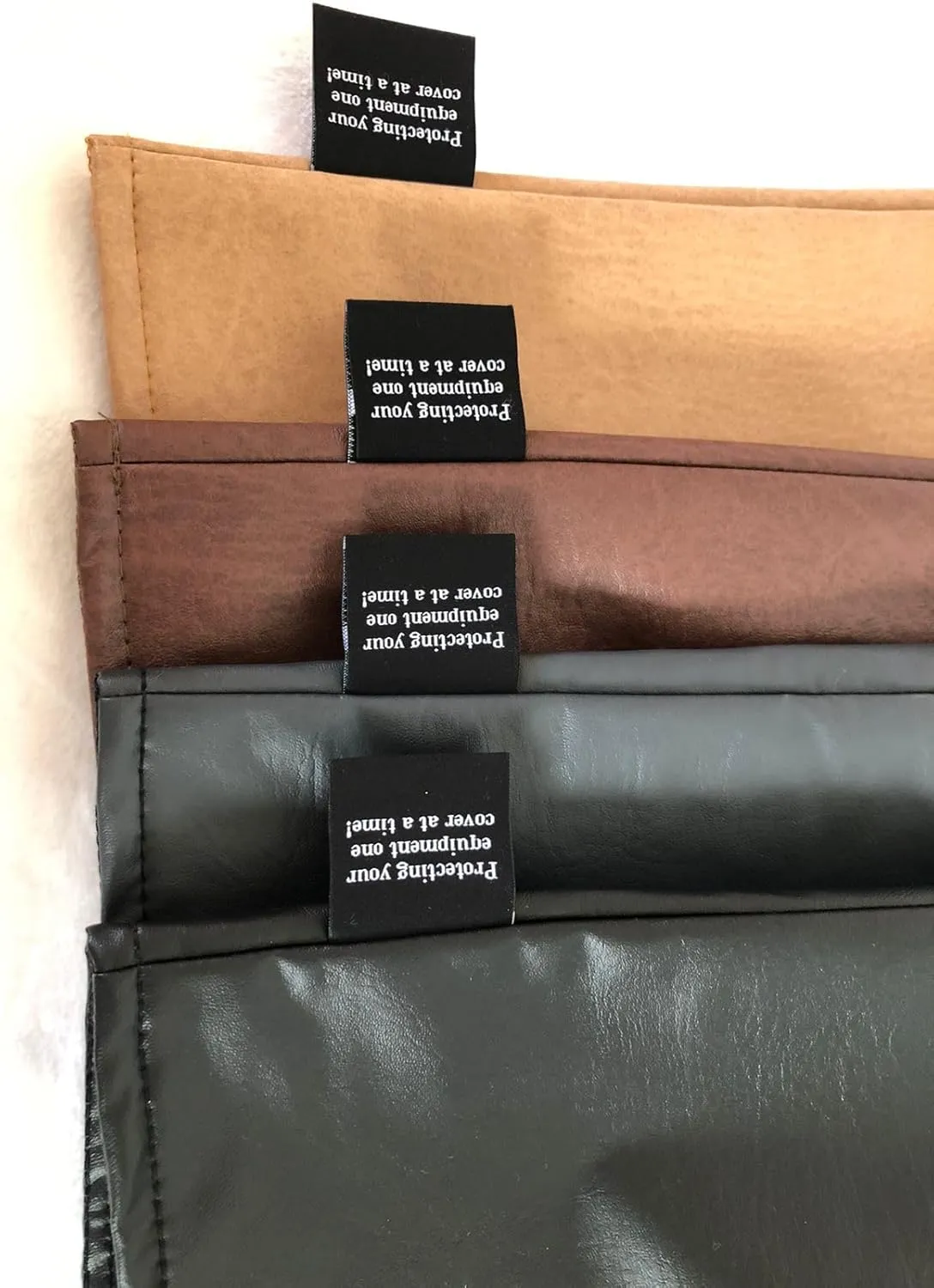 Protect'em Dust Covers Padded Brown Faux Leather Cover with a Pocket for Fender Rumble 100