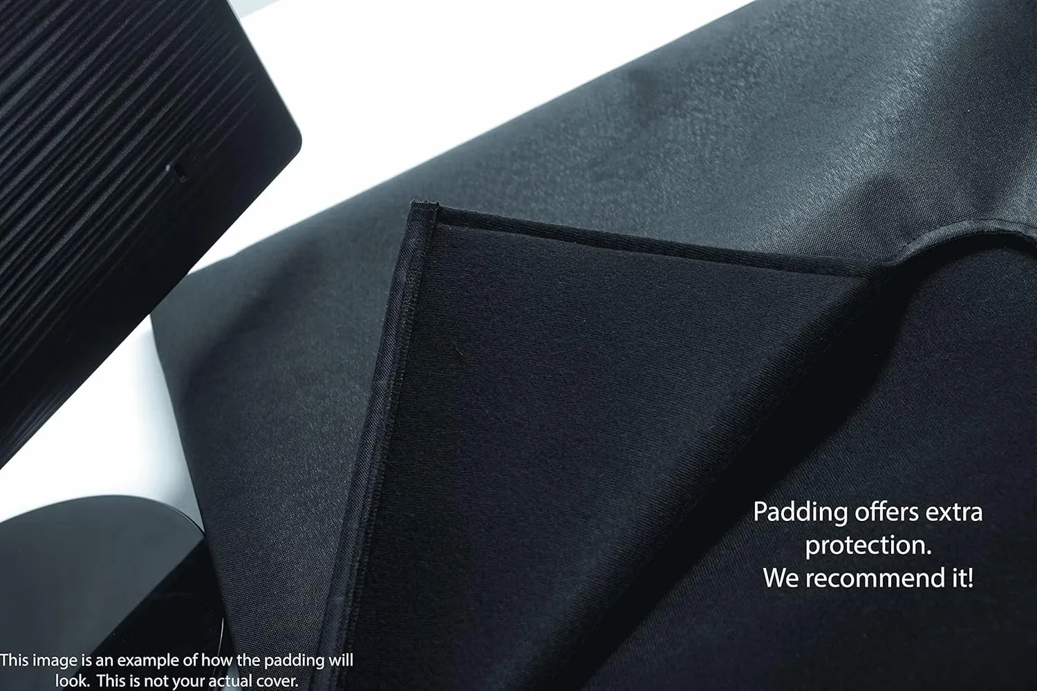 Protect'em Dust Covers Padded Brown Faux Leather Cover with a Pocket for Fender Rumble 100
