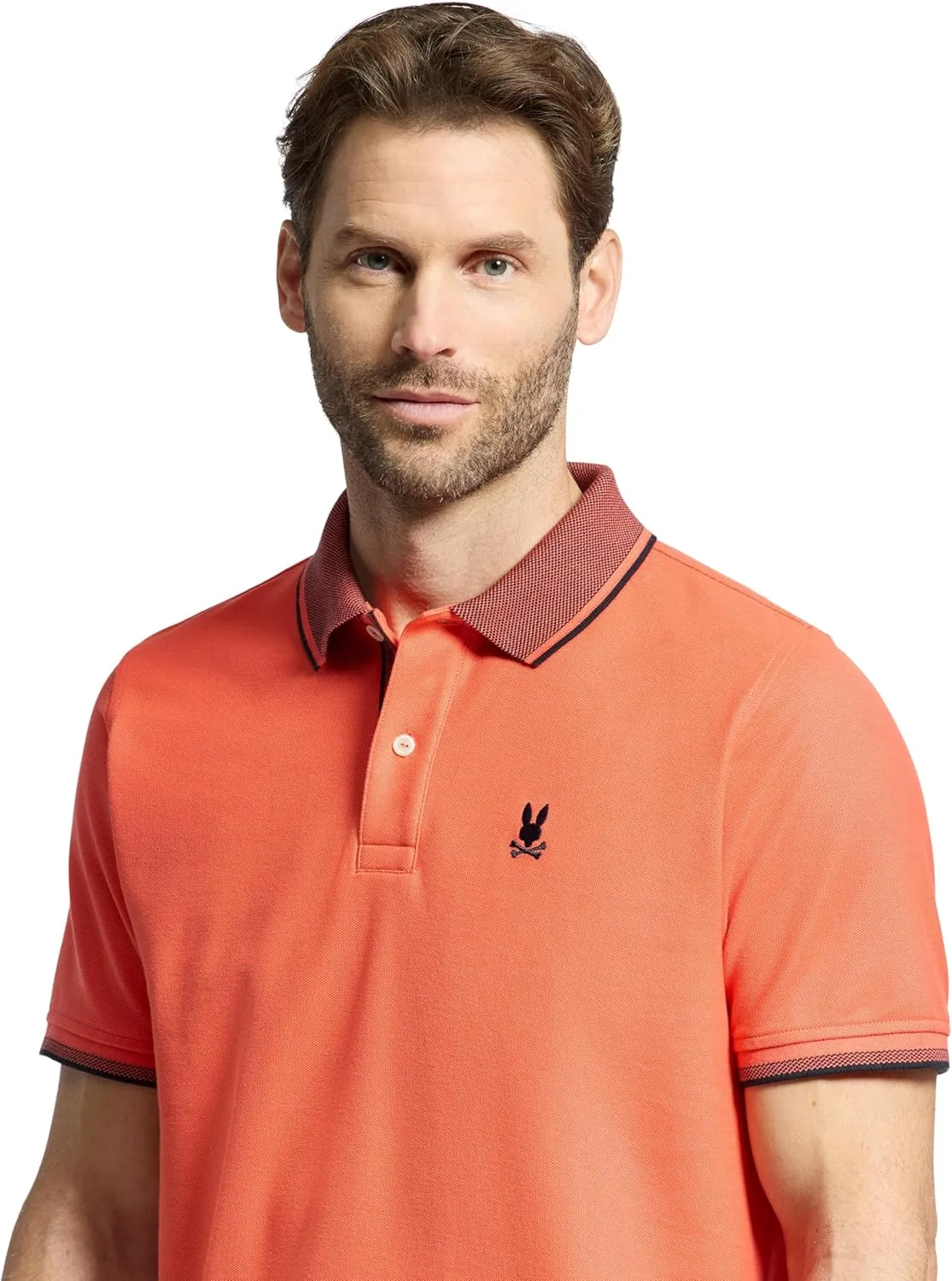 Psycho Bunny Evandale Oxford Collar Pique Polo