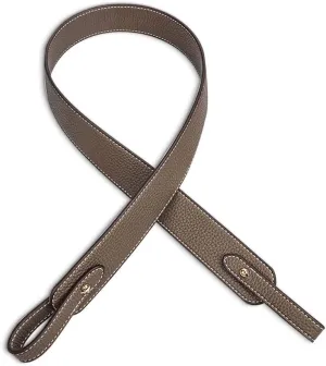Purse Strap Full Grain Leather Purse Straps Replacement Crossbody with Gold Round Button Studs for Purse Making 35.43"(90CM) Long Linen Grey