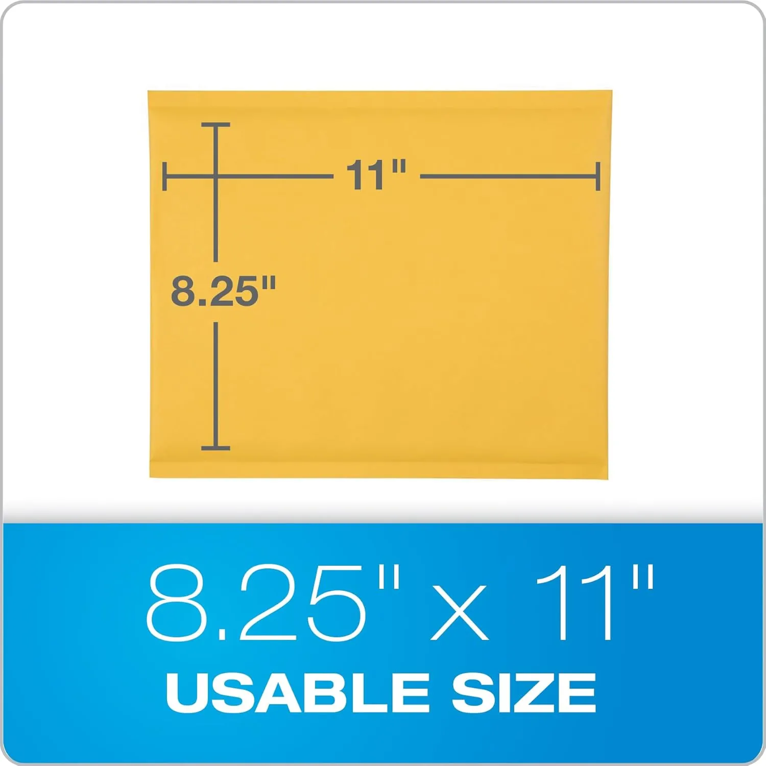 Quality Park Bubble Mailers, 8.5 x 11 Inch, Kraft Padded Envelopes, Durable Brown Shipping Envelopes, Self Seal Closure, 25 Per Box (QUA85759)
