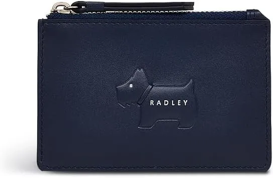 RADLEY London Puffy Radley Women’s Small Leather Ziptop Coin Purse, Ink