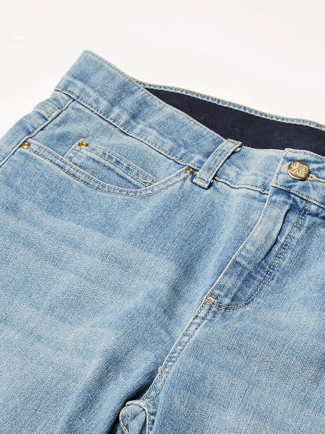 Rafaella Women's Slim Fit Denim Bermuda Short