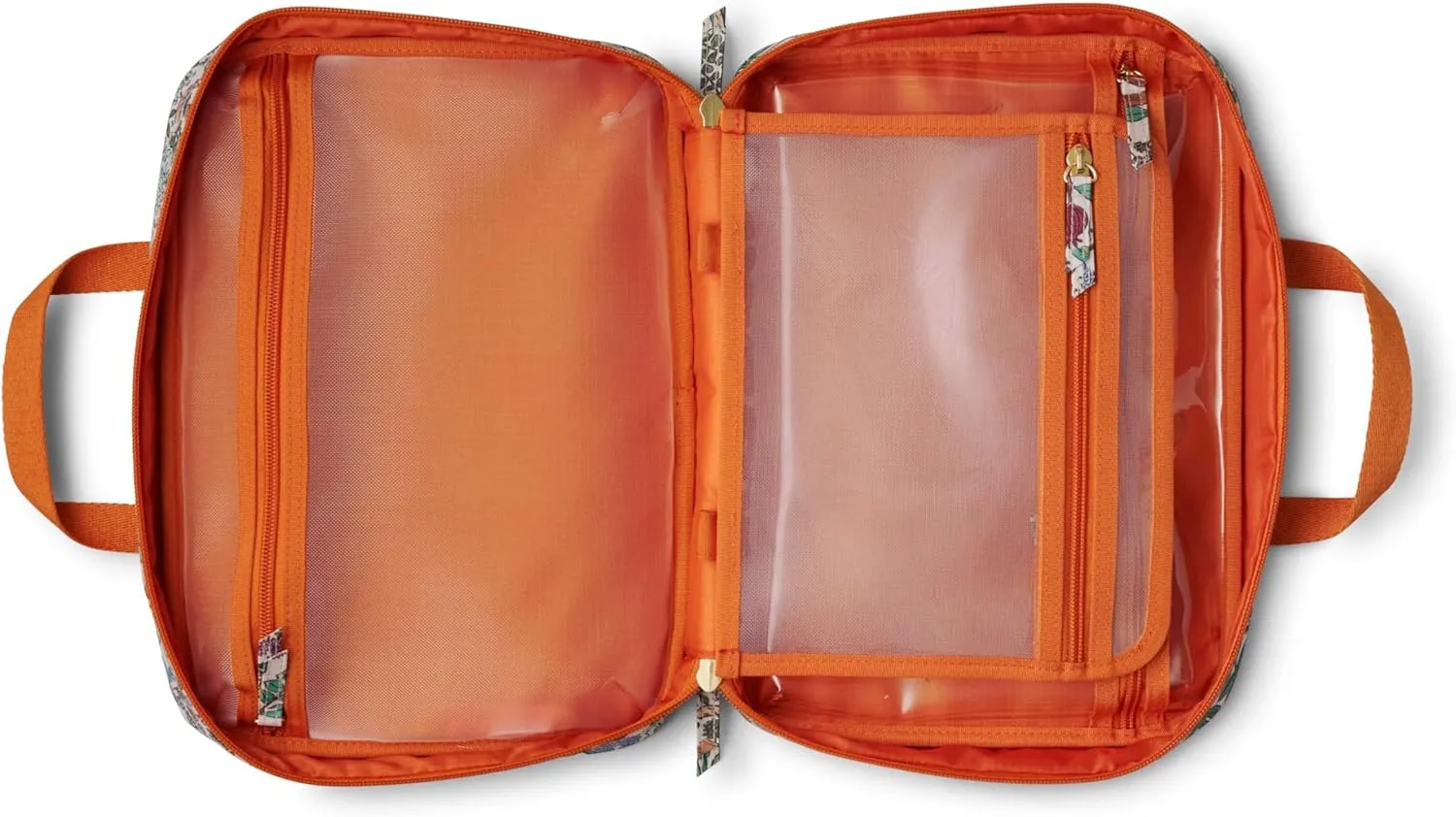 RIFLE PAPER CO. Travel Cosmetic Case, Unit Includes Pockets for storage, Simply Wipe to Easily Clean, Unique Travel Accessory, Stylized Pattern, Safari
