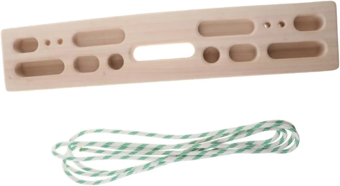 Rock Climbing Hanging Board,Hand Grip Strengthener,Workout Equipment,Pull Ups Hanging Board for Climbing,Wooden Hanging Board