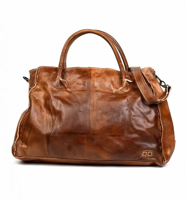 Rockaway Leather Tote, Tan Rustic
