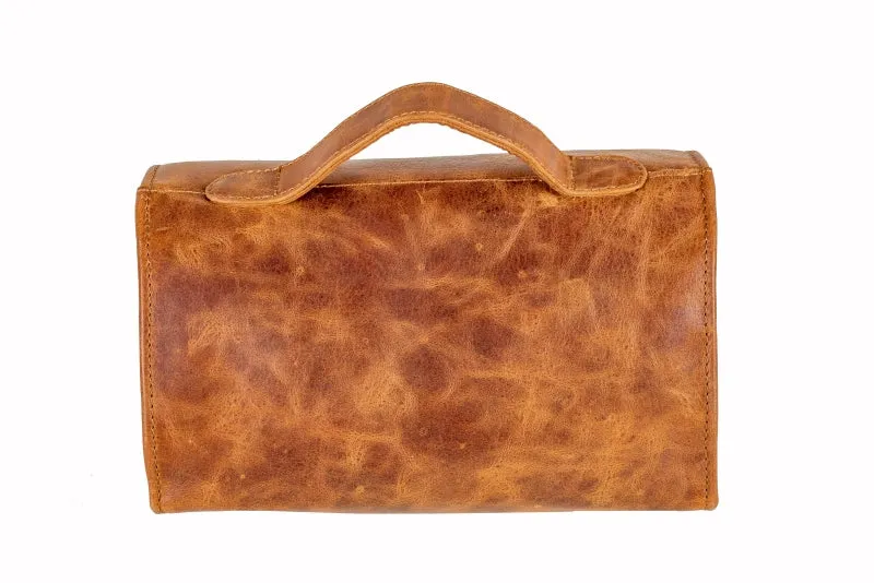 Rockliff - Fold-Out Toiletry Bag in Dusty Antique