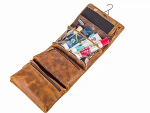 Rockliff - Fold-Out Toiletry Bag in Dusty Antique