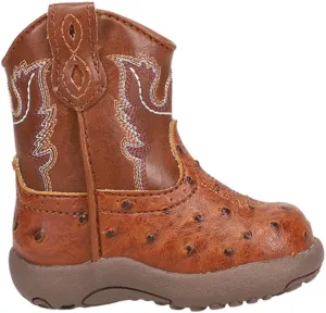 ROPER Infant Boys Cowbaby Bumps Round Toe Casual Boots Mid Calf - Brown