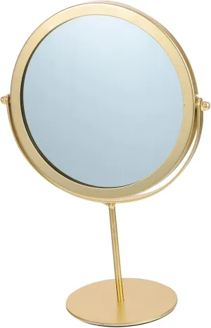 Rotating Vanity Mirror Double Sided Mirror Cosmetic Mirror Rotating Desktop Mirror Metal Makeup Mirror Decorat