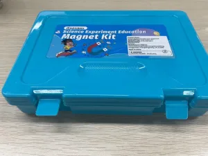 Science Magnet Kits for Kids Educational Magnet Science Projects Experiment Tools Physics Lab Kits Includes Bar Ring Horseshoe Compass Iron Powder