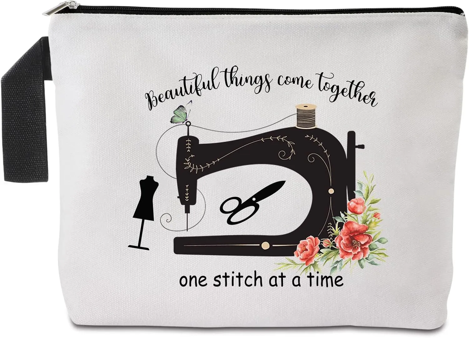 Sewing Accessories and Supplies Gifts for Women Travel Cosmetic Bag Funny Gifts for Mom Grandma Aunt Sister Daughter Sewing Lover for Birthday Christmas Thanksgiving Unique Gifts