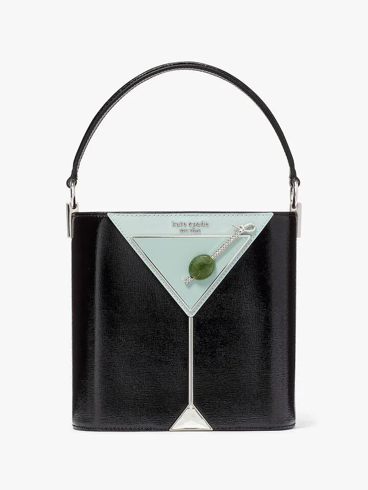 Shaken Not Stirred Martini Embellished Top-handle Crossbody