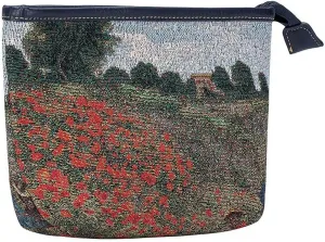 Signare Tapestry cosmetic bag makeup bag for Women inspired by Claude Monet