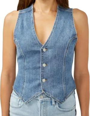 Silver Jeans Co. Womens Denim Vest