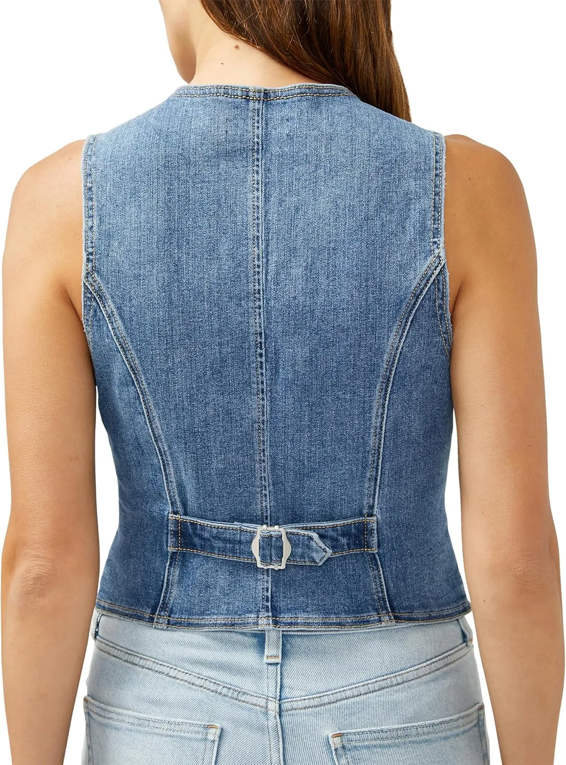 Silver Jeans Co. Womens Denim Vest