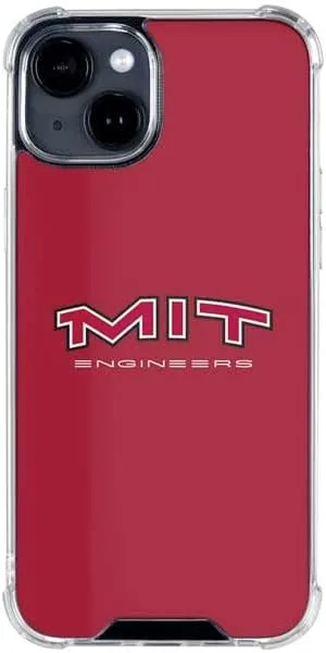 Skinit Clear Phone Case Compatible with iPhone 15 - Officially Licensed Massachusetts Institute of Technology MIT Engineers Design