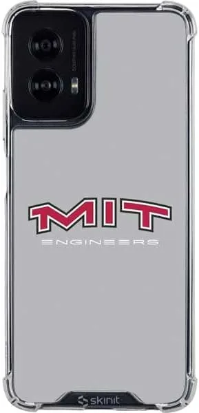 Skinit Clear Phone Case Compatible with Moto G Power 5G (2024) - Officially Licensed Massachusetts Institute of Technology MIT Engineers Grey Design
