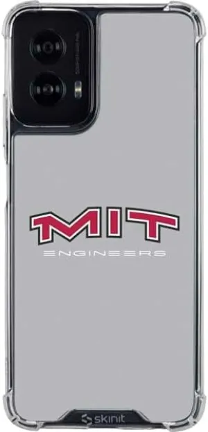 Skinit Clear Phone Case Compatible with Moto G Power 5G (2024) - Officially Licensed Massachusetts Institute of Technology MIT Engineers Grey Design