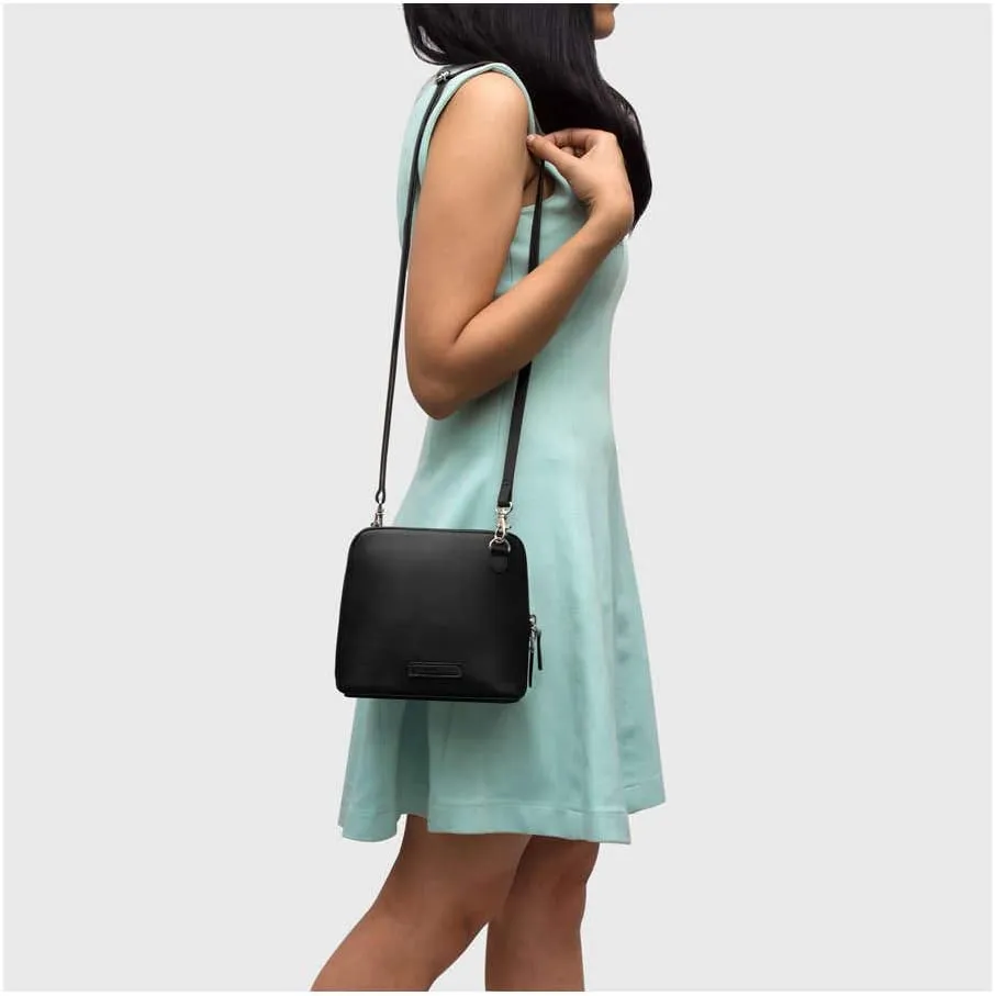 Slim Trapeze Crossbody Purse for Women, Girls | Vegan Leather | Stylish Ladies Wallet | Shoulder Handbag