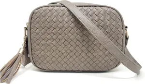 Small Crossbody Purses for Women Trendy Woven Cross Body Bag and Boho Purse,Soft Leather Handbags