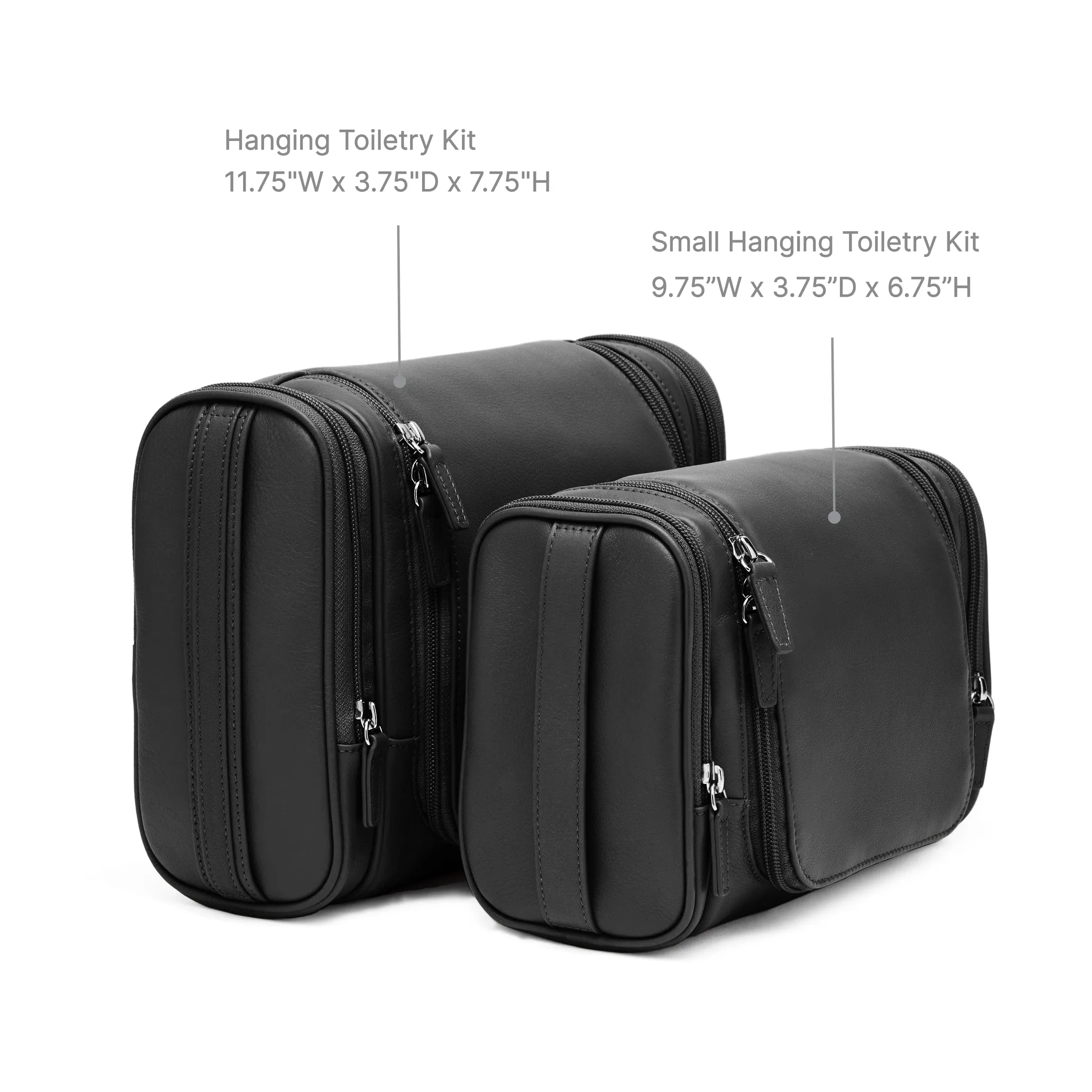 Small Hanging Toiletry Kit Espresso