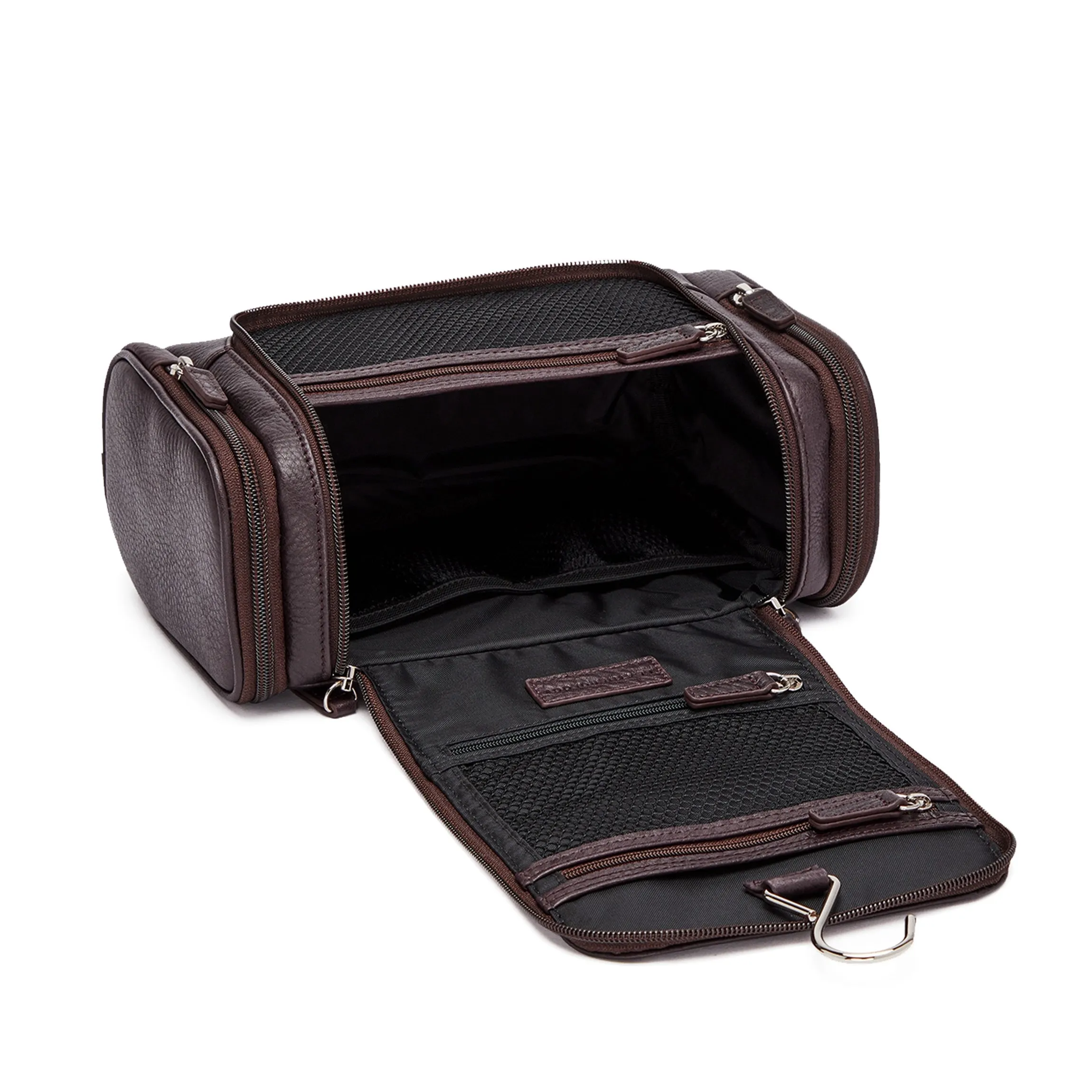 Small Hanging Toiletry Kit Espresso