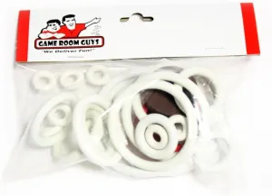 Sonic Super Straight Pinball White Rubber Ring Kit
