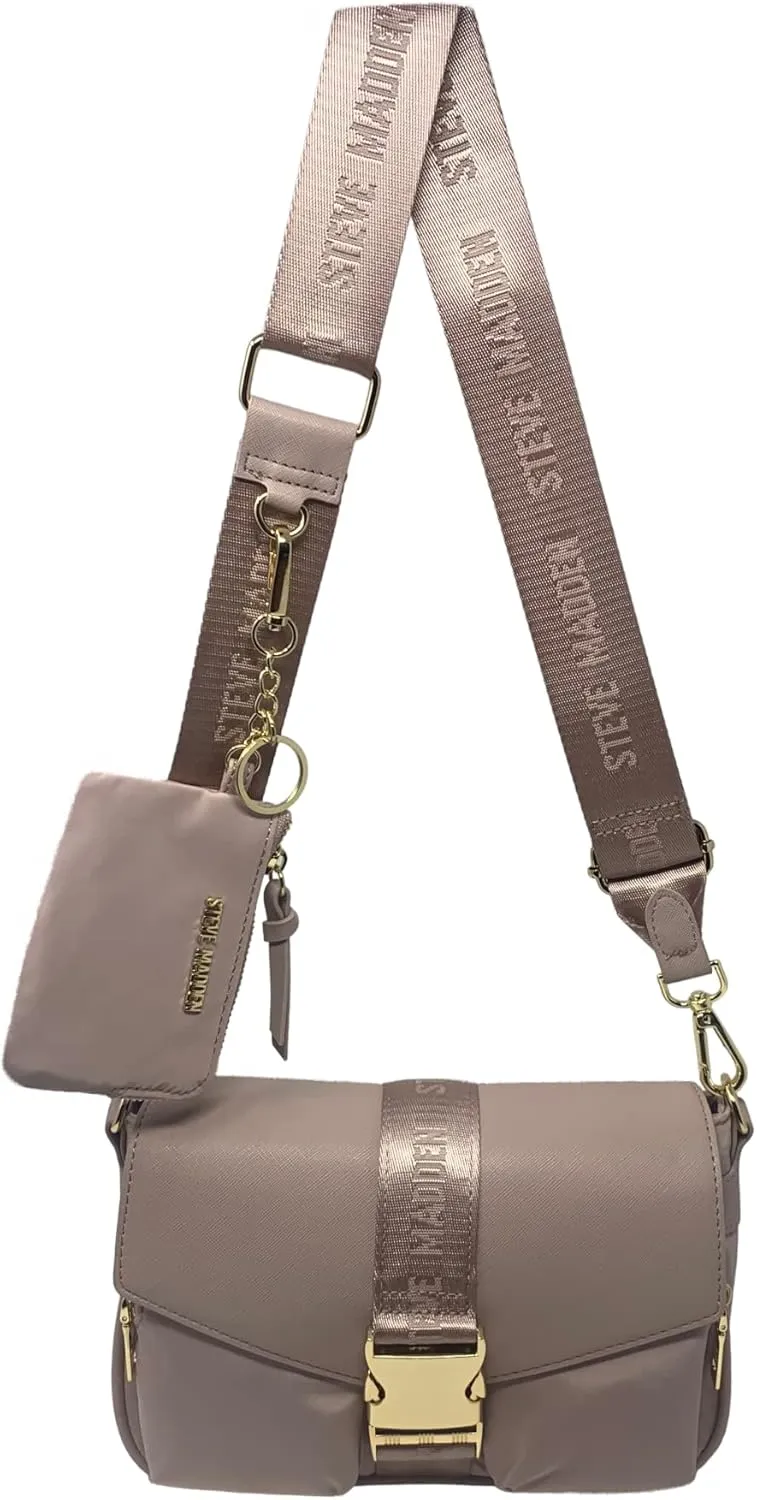 Steve Madden Bmotion Utility Crossbody Bag (Blush)