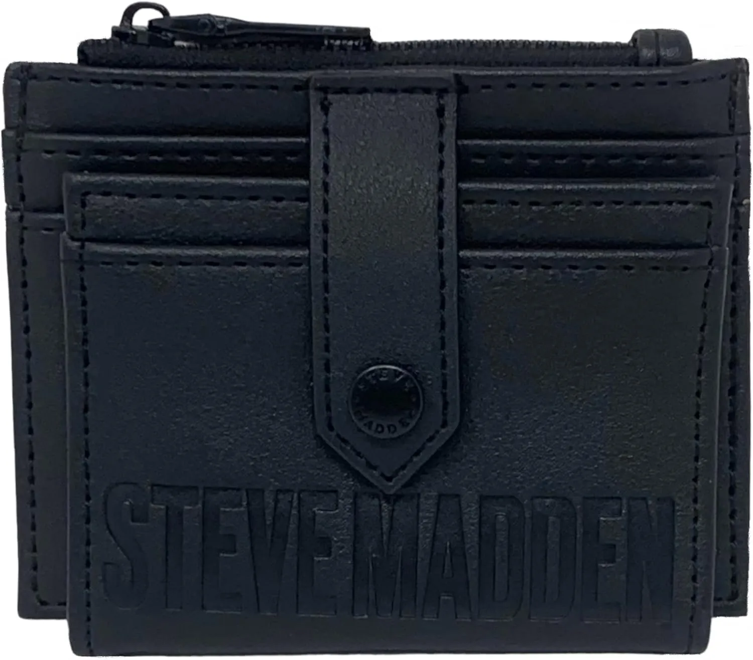 Steve Madden Hayden Wallet Blk/Blk Logo
