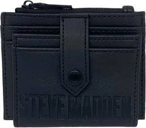 Steve Madden Hayden Wallet Blk/Blk Logo