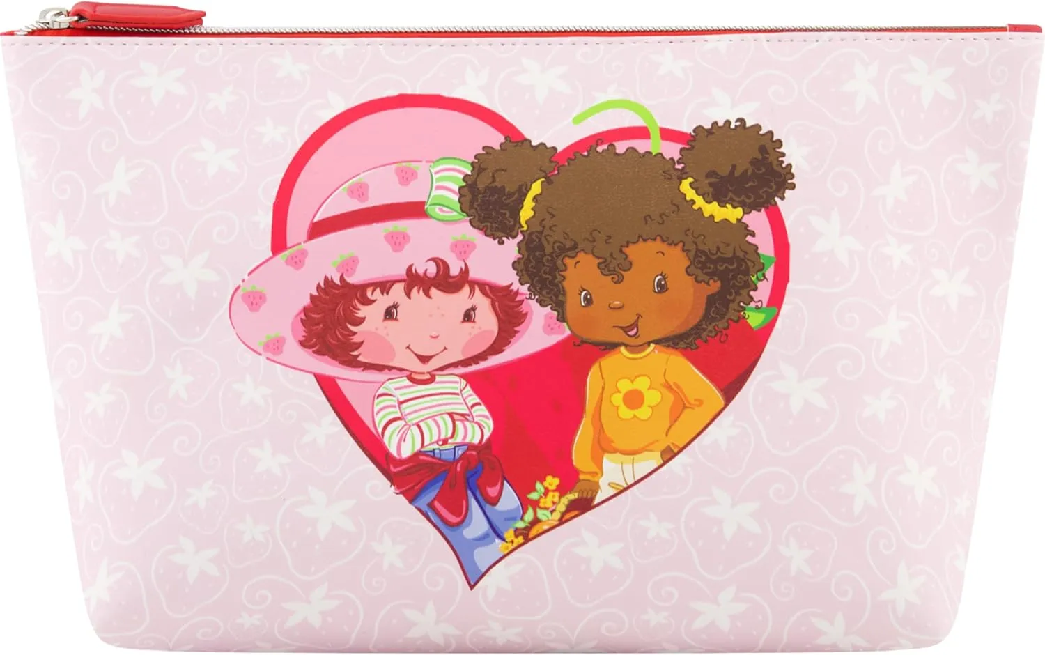 Strawberry Shortcake Women's Makeup Bag, Small Travel Cosmetic Zipper Pouch Organizer