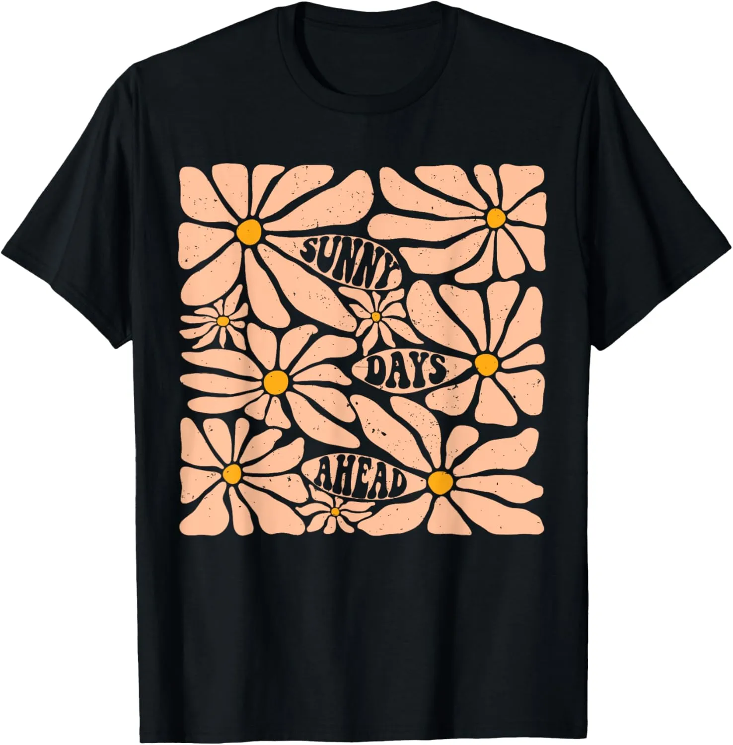 Sunny days ahead summer holiday beach boho hippie floral T-Shirt